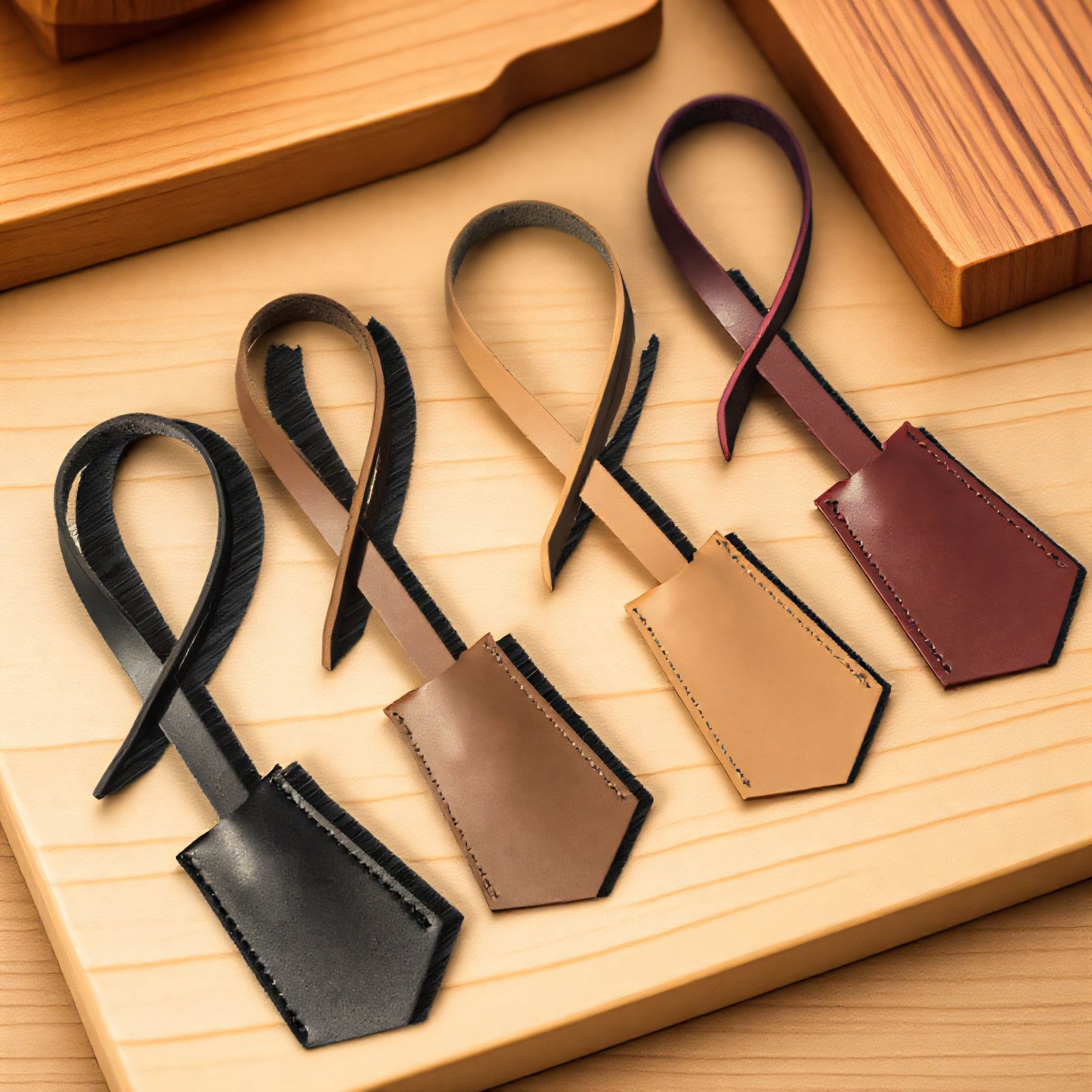 Travel Lock Tsa Approved - Tanned Leather Tag Bag Hanging Decoration