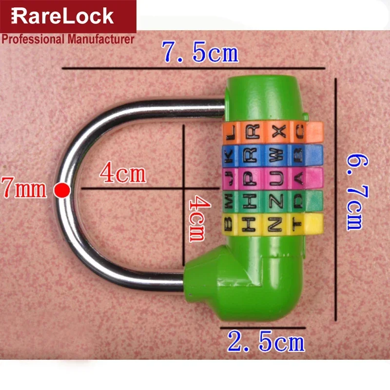 5 Color Letter Combination Pad - Travel Lock Tsa Approved review and price