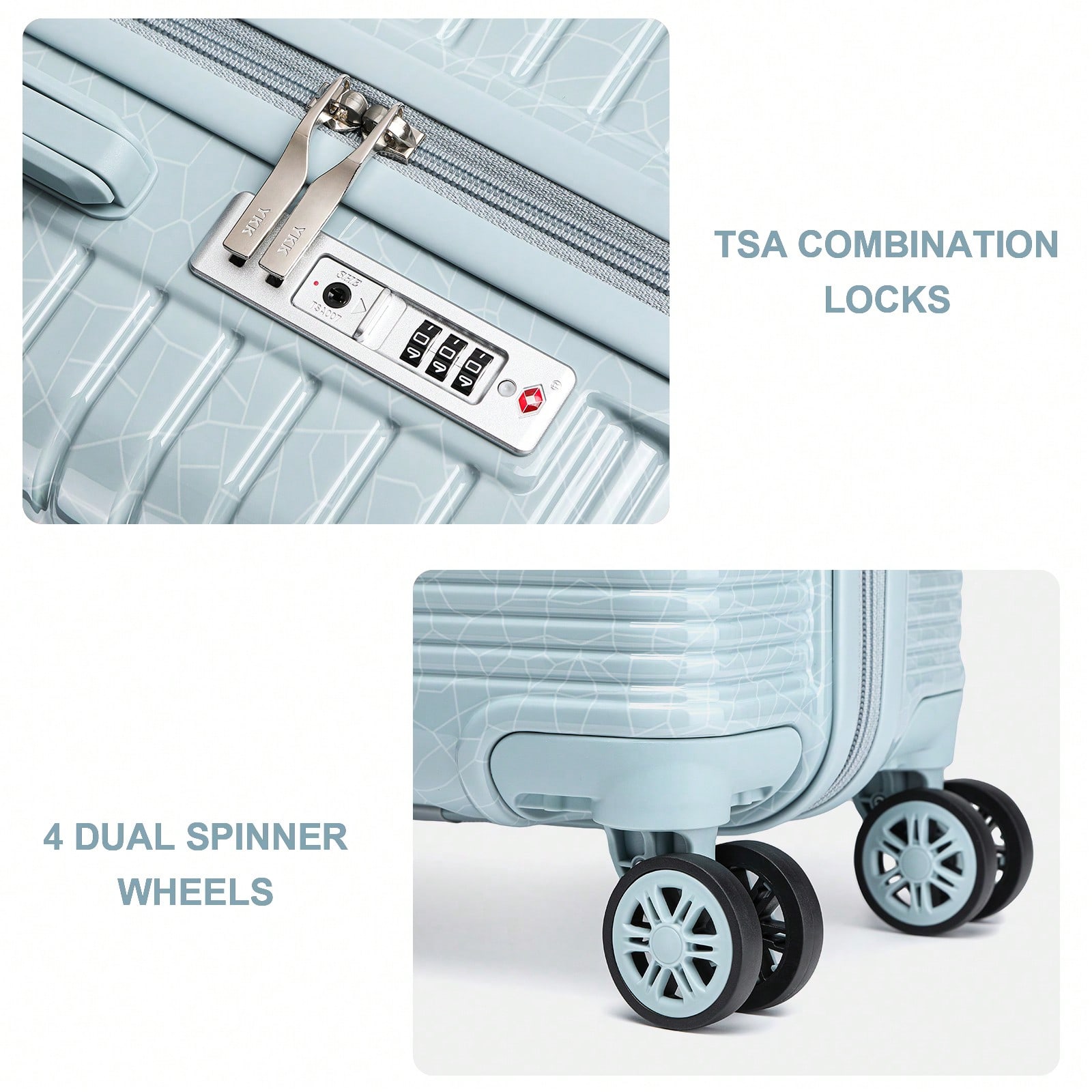 20 Inch Carry On Luggage Hards - Travel Lock Tsa Approved review and price