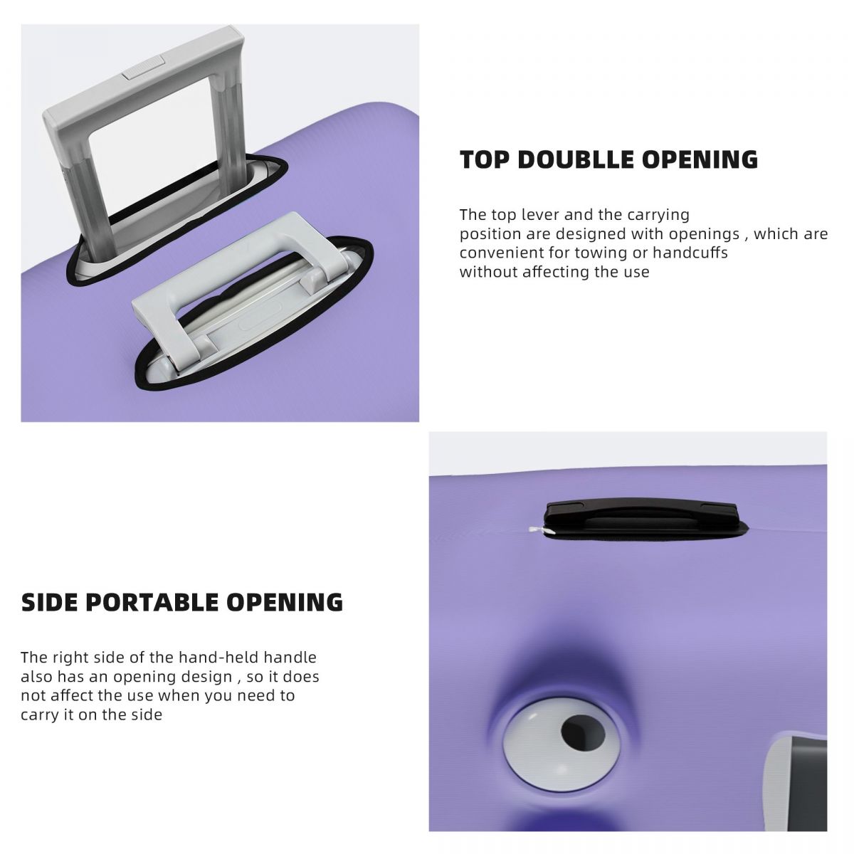 Funny Expression Printed Suitc - Travel Accessories To 3D Print review and price