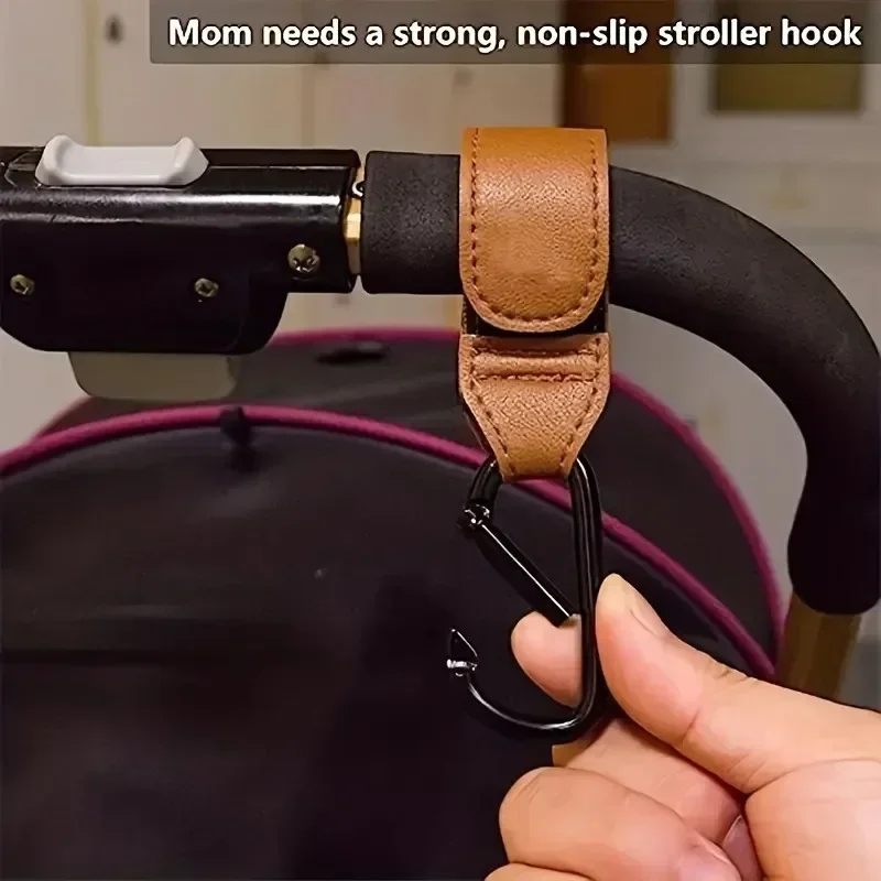 Baby Stroller Hook Fashion PU  - Travel Accessories For 10 Year Old Girl review and price