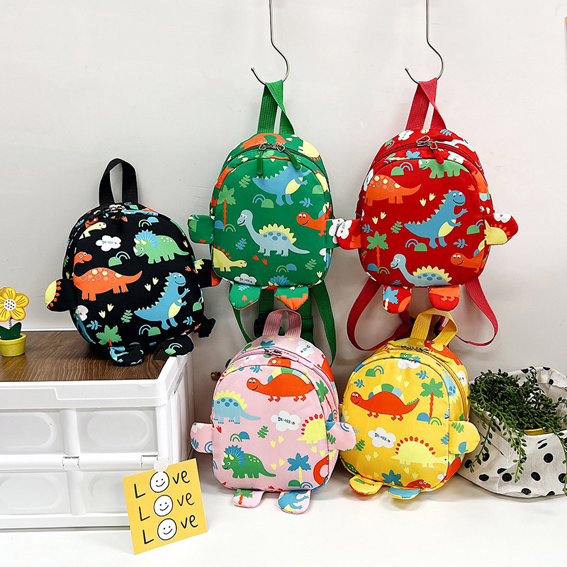 Cute Children Bag Cartoon Dino - Travel Accessories For Girls review and price