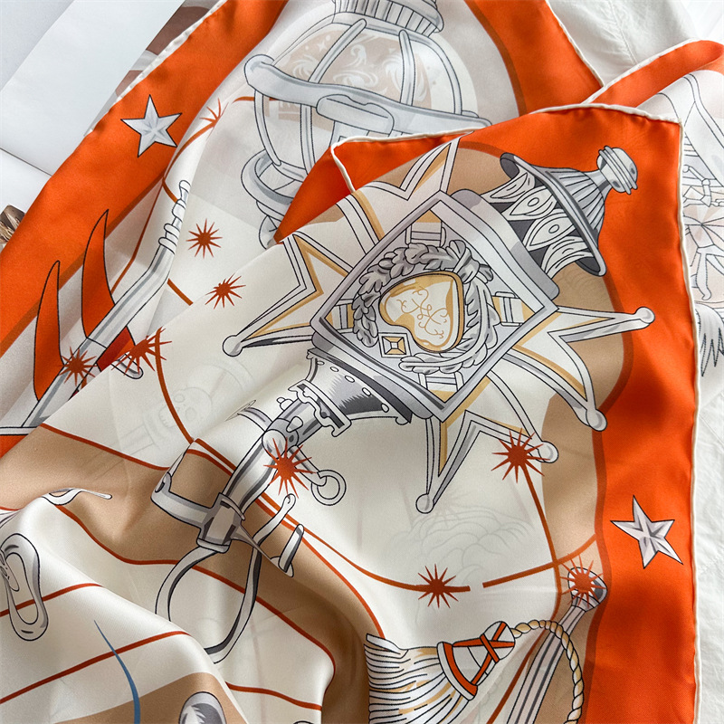 Luxury Brand Scarf Large Silk  - Travel Accessories For Women review and price