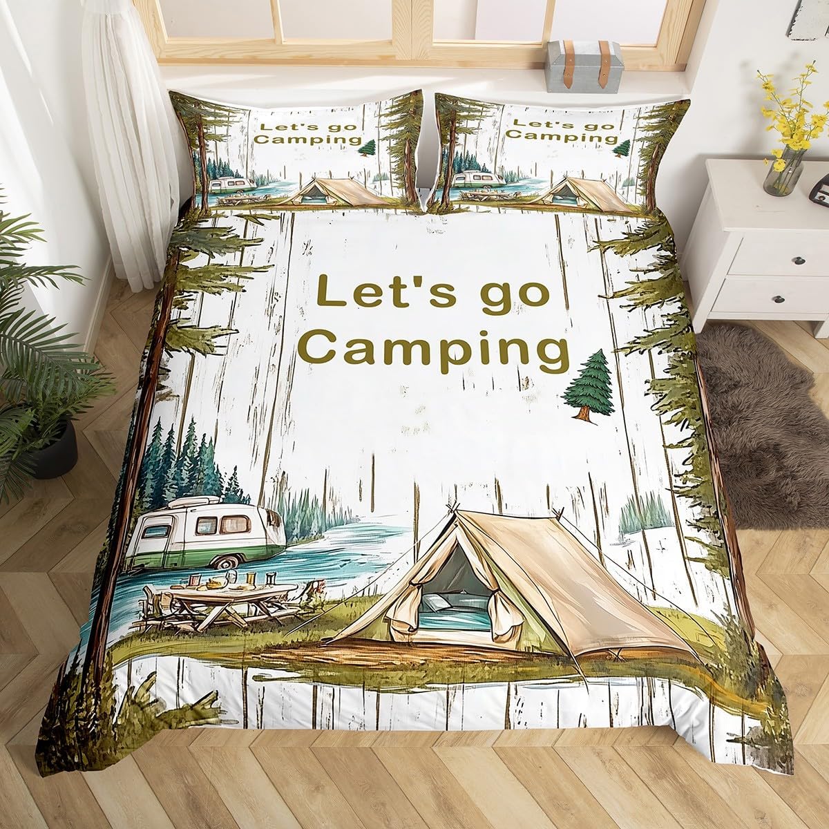 Camping Duvet Cover Set Full K - Travel Accessories To 3D Print review and price