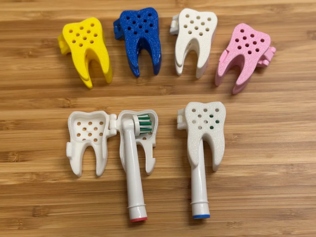3D Printed Cute Tooth Shaped P - Travel Accessories To 3D Print review and price