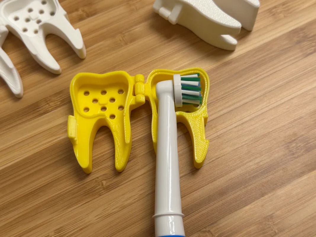 3D Printed Cute Tooth Shaped P - Travel Accessories To 3D Print review and price