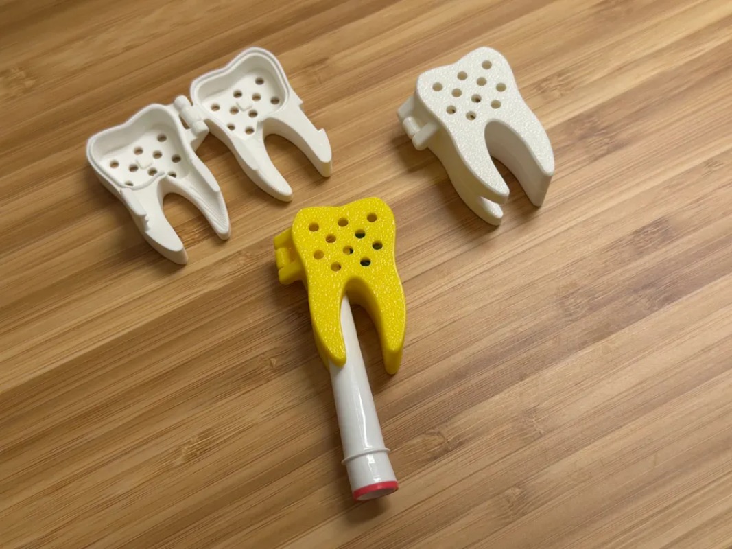 3D Printed Cute Tooth Shaped P - Travel Accessories To 3D Print review and price