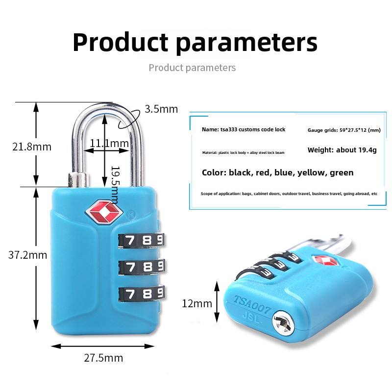 3 Digit TSA Combination Lock N - Travel Lock Tsa Approved review and price