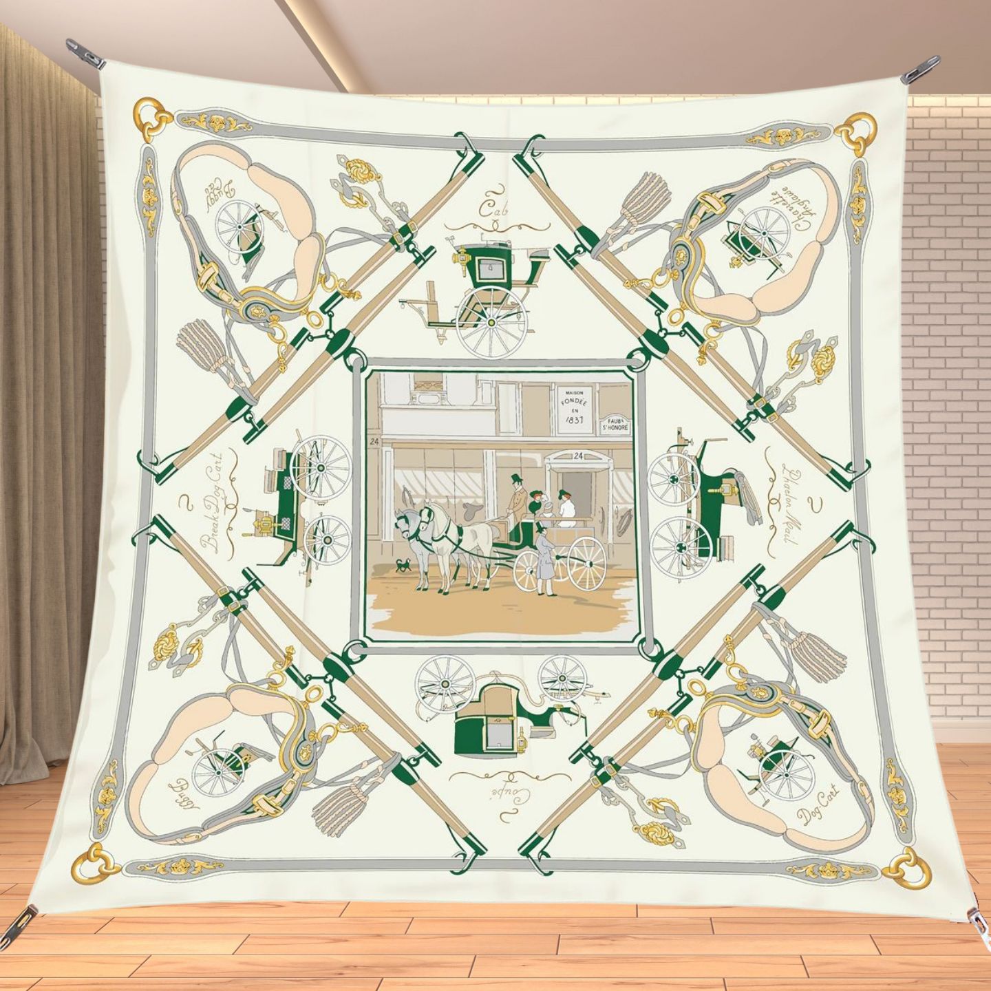 90cm Twill Silk Like Square Sc - Travel Accessories For Women review and price