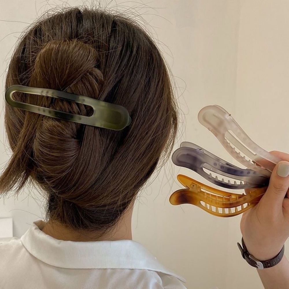 Large Flat Duckbill Hair Claw  - Travel Accessories For Elderly review and price
