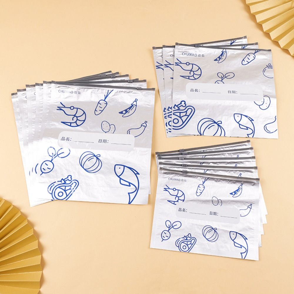 10Pcs/Bag Large Capacity Alumi - Reusable Zip Bag review and price