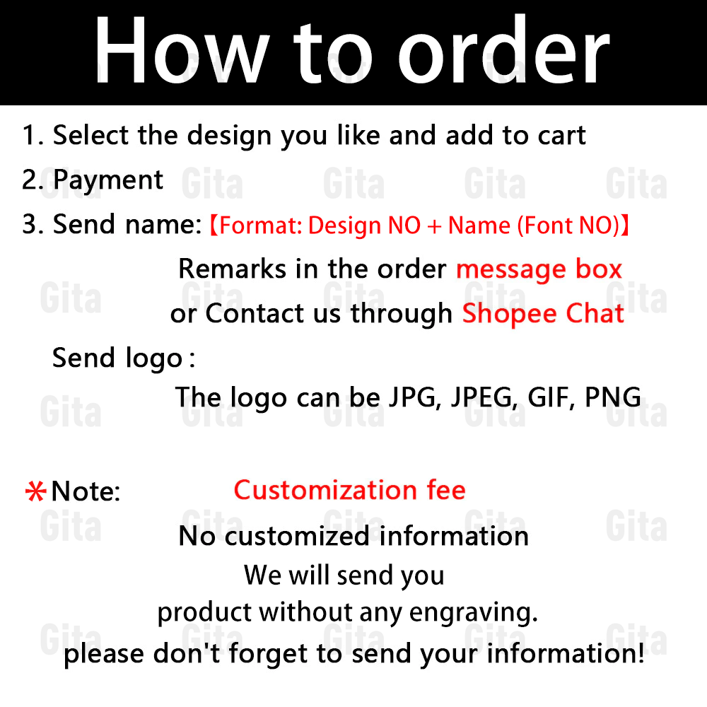 GITA Free Custom Logo/Name PU  - Travel Accessories Company review and price