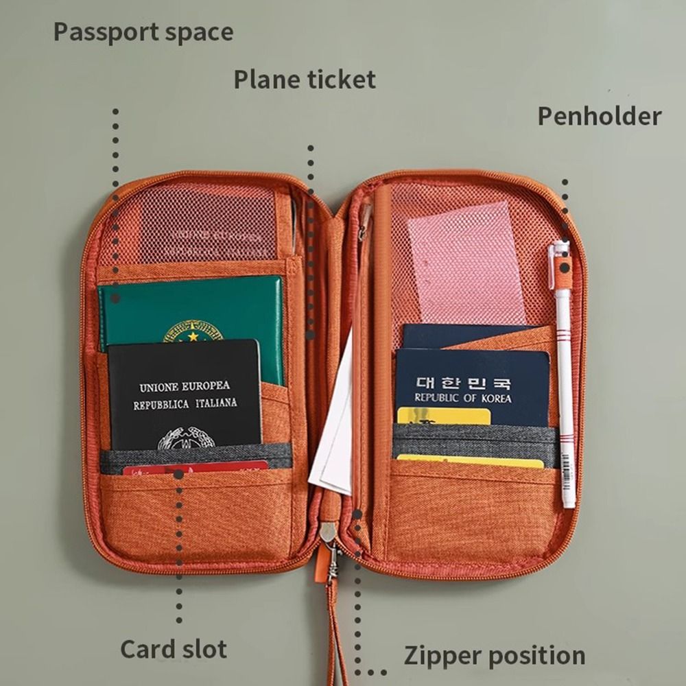 Travel Passport Bag RFID Famil - Travel Accessories Rfid review and price