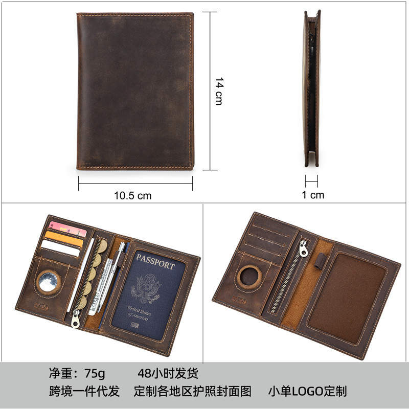 Custom Logo Genuine Leather Sl - Travel Accessories Rfid review and price