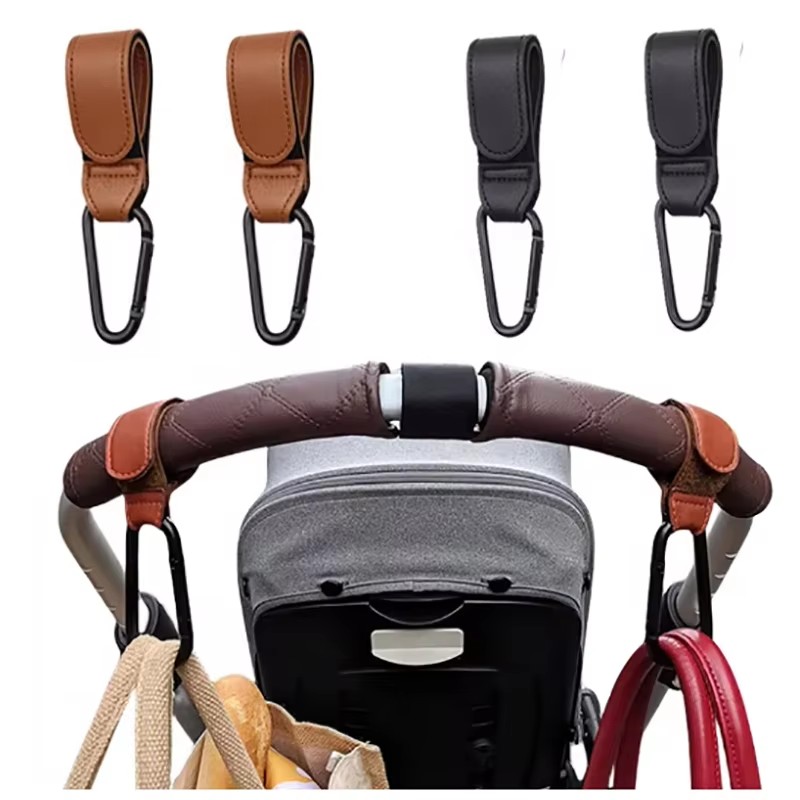 Baby Stroller Hook Fashion PU  - Travel Accessories For 10 Year Old Girl review and price