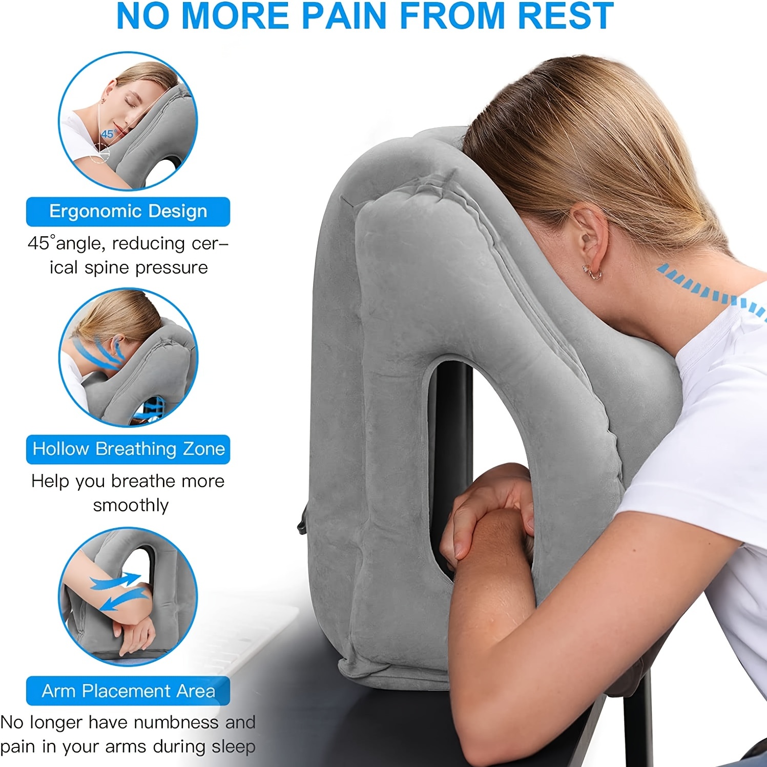 Inflatable Travel Pillow,Trave - Travel Accessories Long Flight review and price